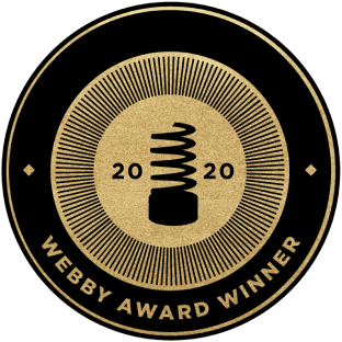 Webby Award 2020 Badge